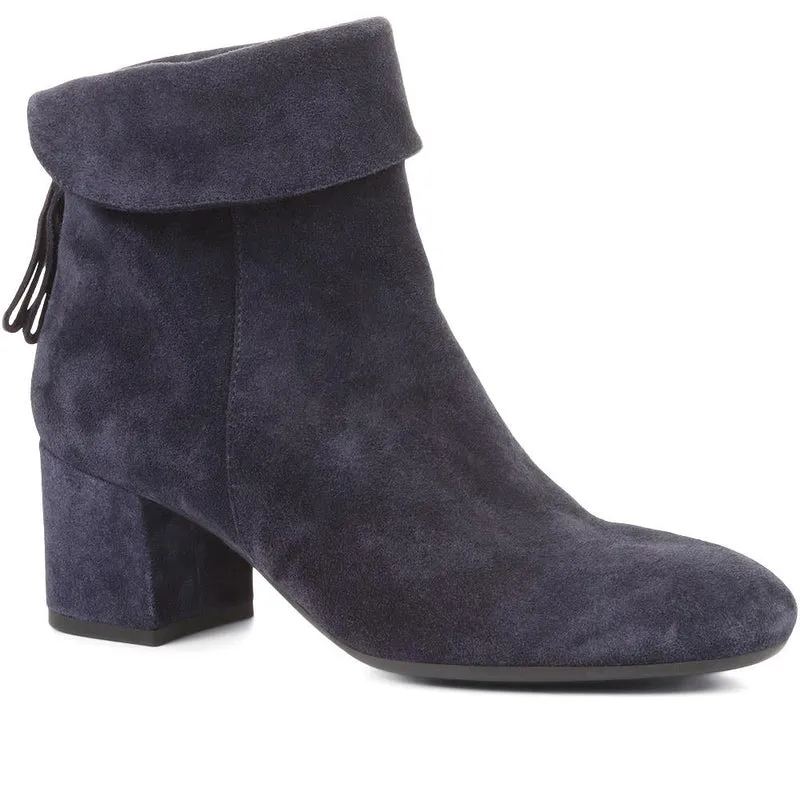 Lylah Heeled Ankle Boots - LYLAH / 322 544 - Navy