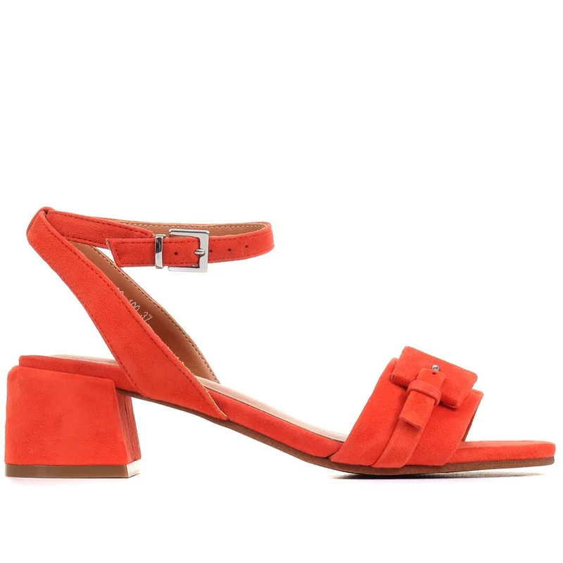 Mid-High Block Heels - SINO35507 / 322 049 - Red