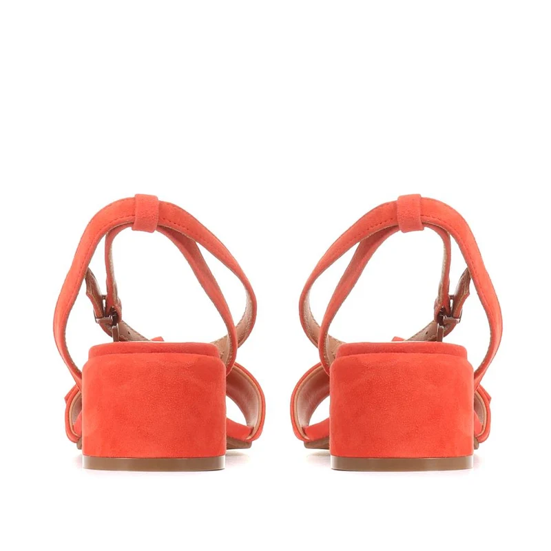 Mid-High Block Heels - SINO35507 / 322 049 - Red