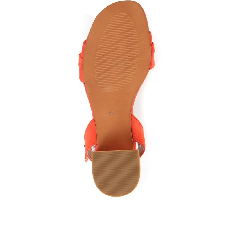 Mid-High Block Heels - SINO35507 / 322 049 - Red
