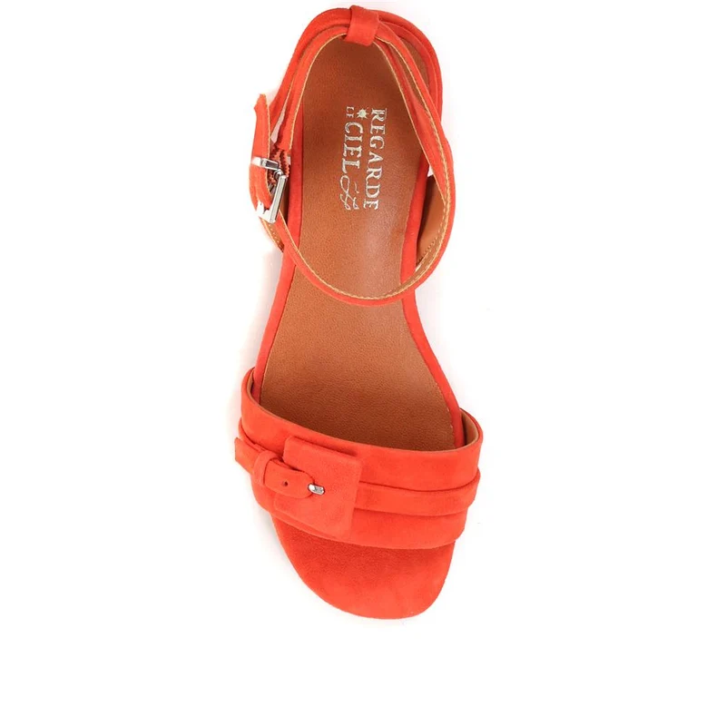 Mid-High Block Heels - SINO35507 / 322 049 - Red