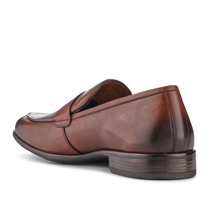 Smart Leather Slip-On Shoes - PERFO41000 / 327 384 - Brown