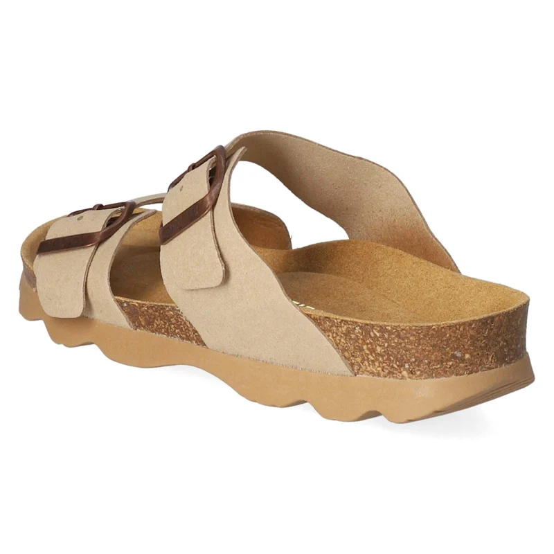Pantoletten Beige