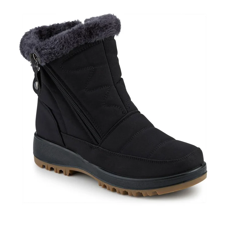 Warm Lined Twin Zip Weather Boots - ACADE42000 / 328 503 - Black