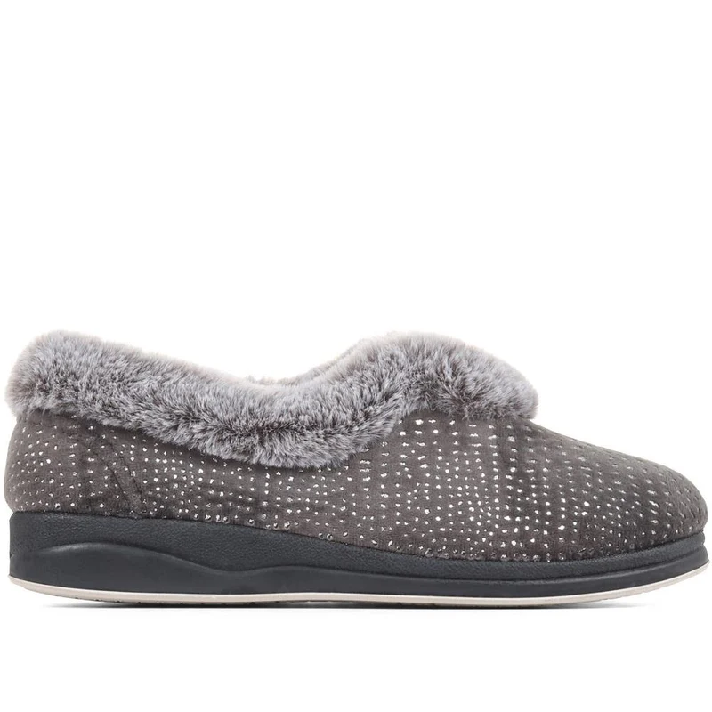 Full Slippers - QING36011 / 322 341 - Grey