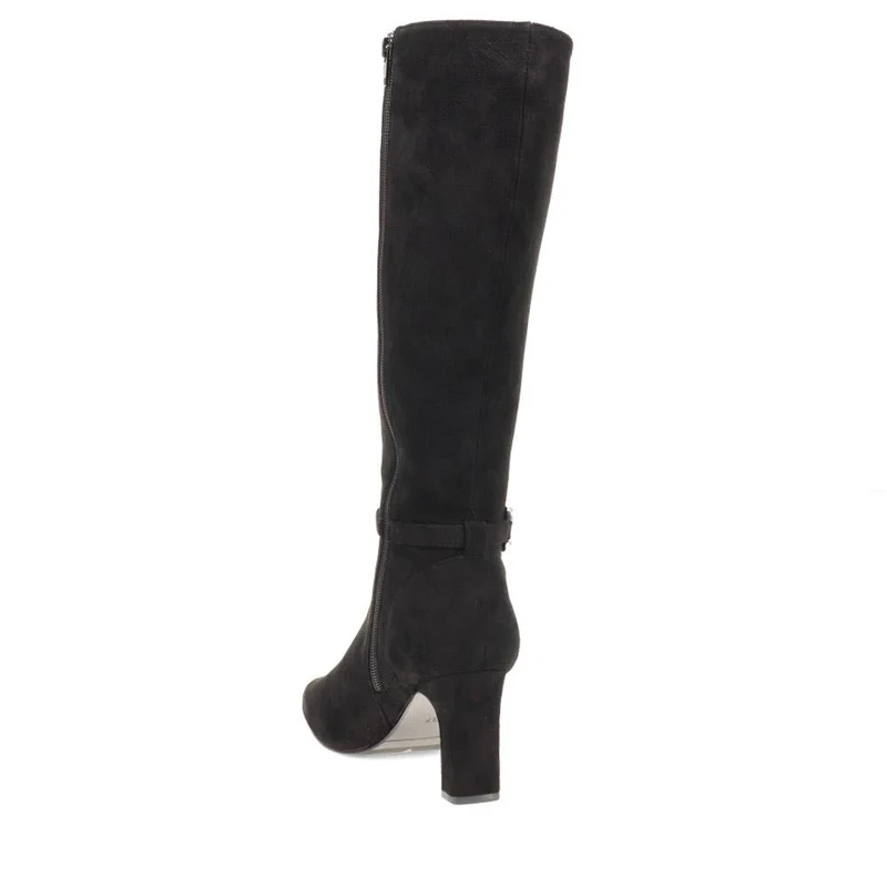 Cone-Heeled Long Boots - SENBO40001 / 326 158 - Black