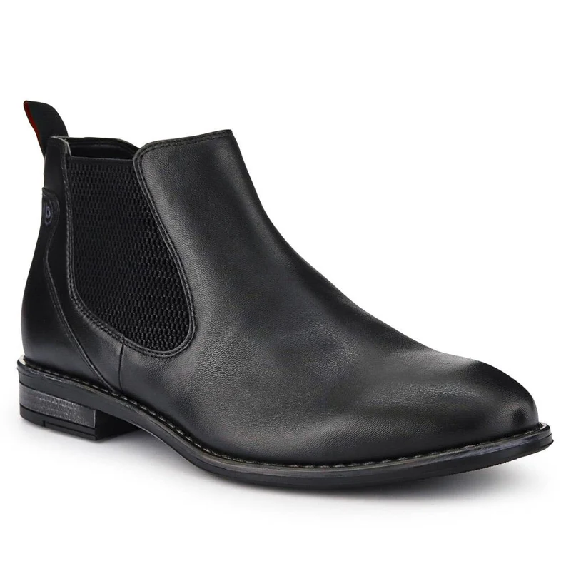 Leather Chelsea Boots - BUG40518 / 326 005 - Black