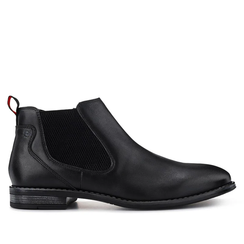 Leather Chelsea Boots - BUG40518 / 326 005 - Black