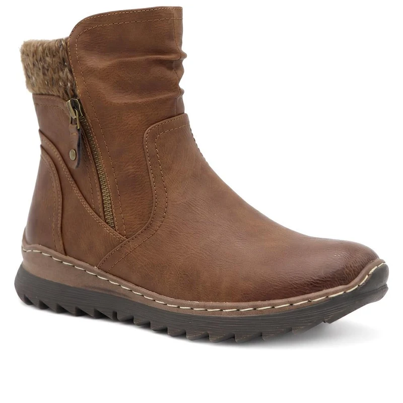 Warm Fashionable Ankle Boots - LAND44014 / 329 950
