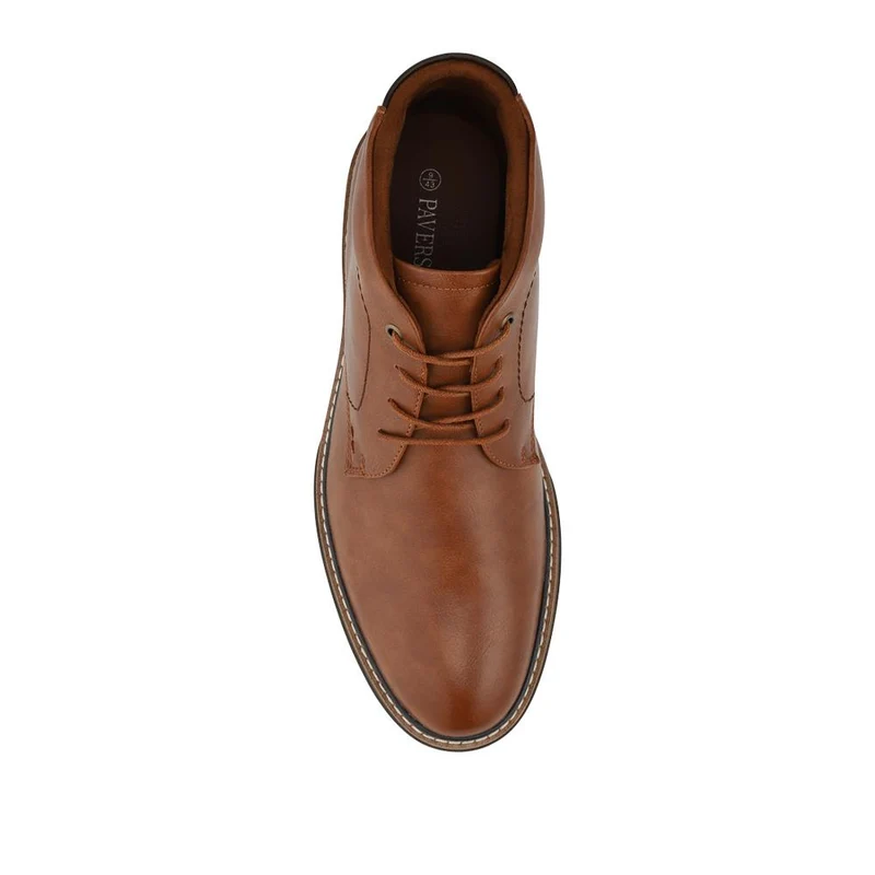 Memory Foam Lace Up Chukka Boots - JIAHU42002 / 328 628 - Tan