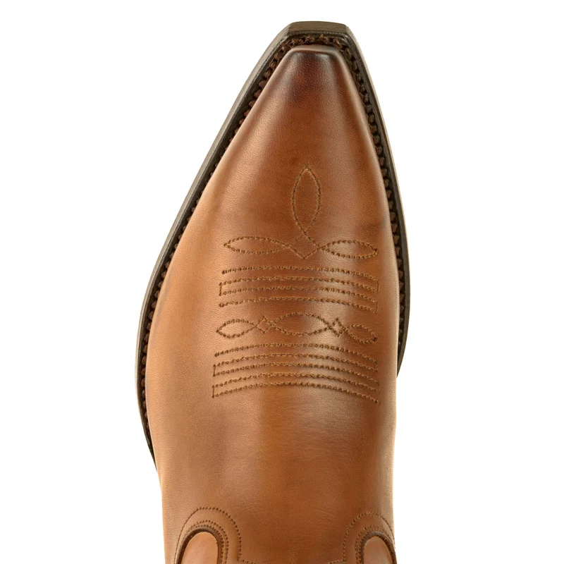 Handgefertigte Westernstiefel CowboyStiefel für Damen aus Kamelleder 2536