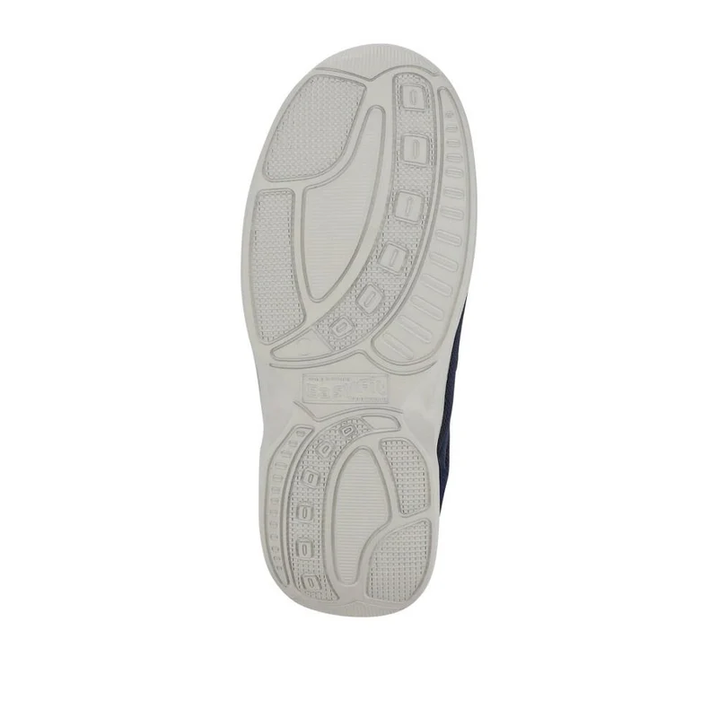Extra-Wide Touch-Fasten Monk Shoes - BRIGETTE / 327 105 - Navy