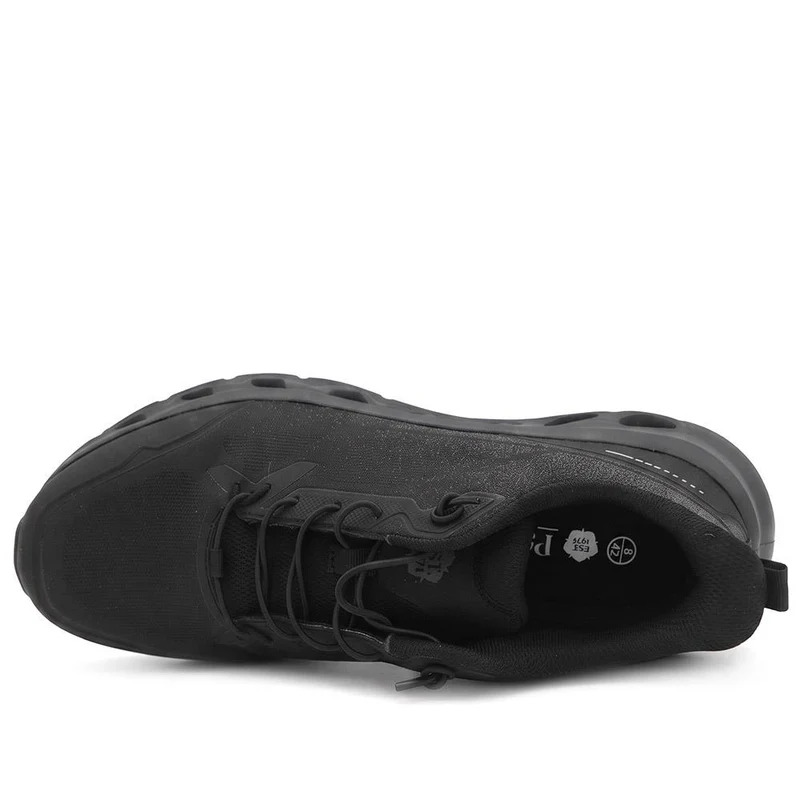 Wide Fit Memory Foam Sporty Trainers - BOJIE44003 / 330 185 - Black