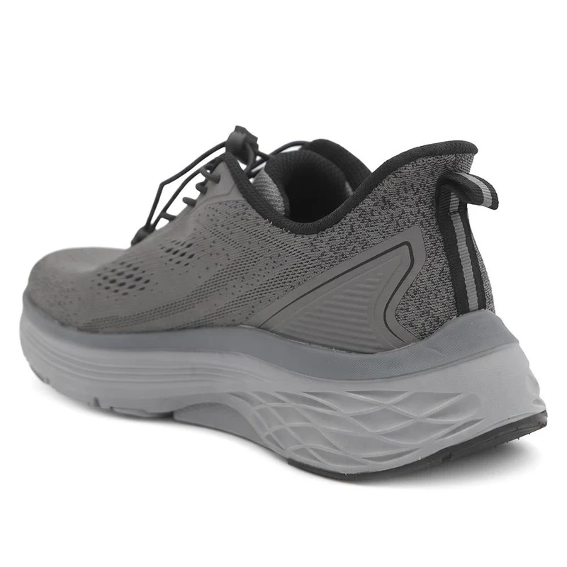 Wide Fit Sporty Bungee Lace Trainers - BOJIE44010 / 330 186 - Grey