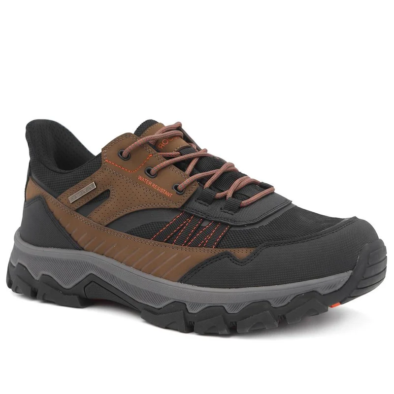 Rugged Slip On Bungee Lace Walking Trainers - FOCUS44000 / 330 473