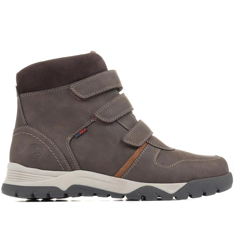 Adjustable Ankle Boots - CENTR36013 / 322 791 - Dark Brown