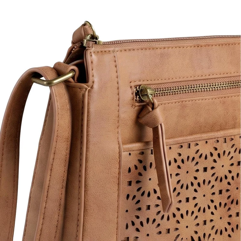 Adjustable Strap Daily Crossbody Bag - JEWN44000 / 330 169 - Cognac