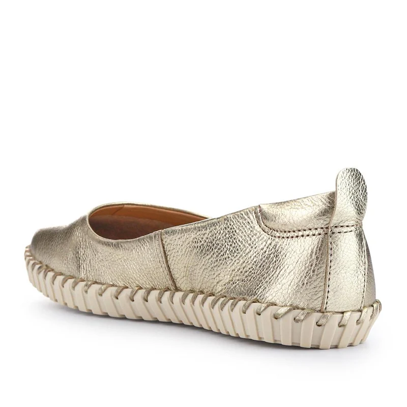 Lightweight Leather Pumps - BELBT41001 / 327 496 - Gold