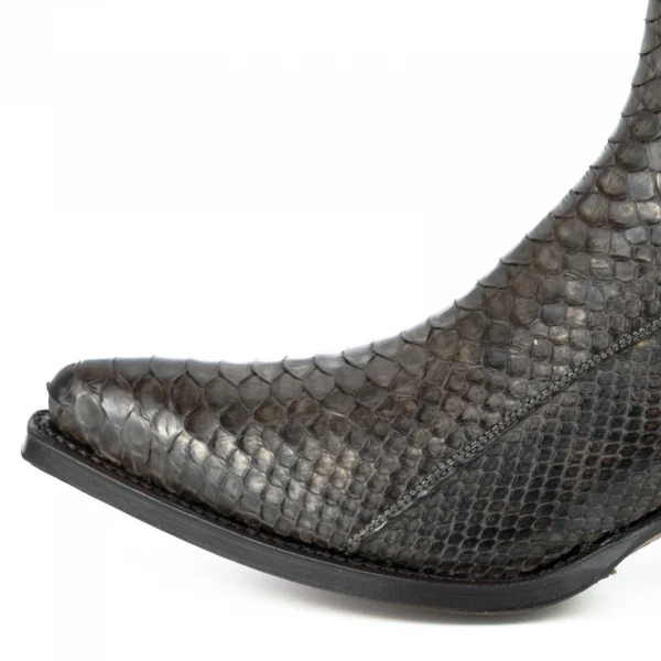 Urbane und exotische braune handgefertigte Damenstiefel oder Stiefeletten 2496