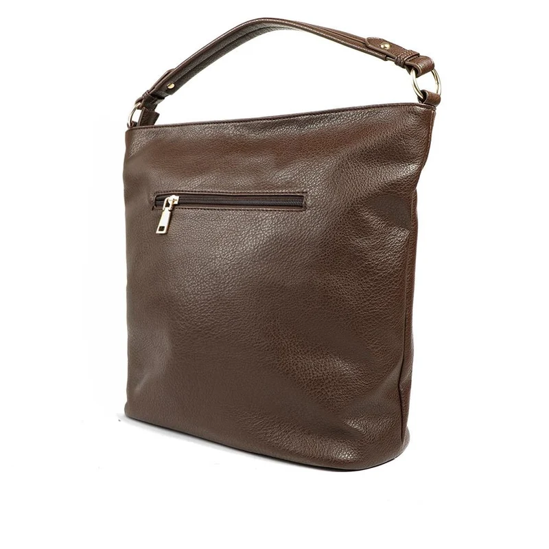 Multi Zipped Stylish Shoulder Bag - RIM42007 / 328 658 - Brown