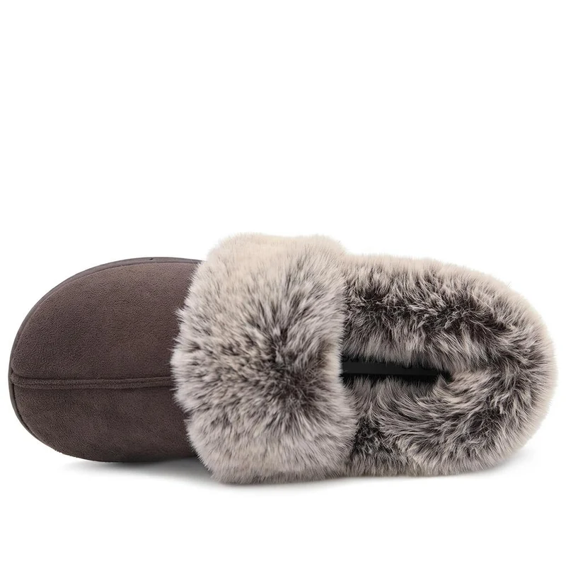 Wide Fit Soft Full Slippers - GALOP42015 / 328 608 - Chocolate