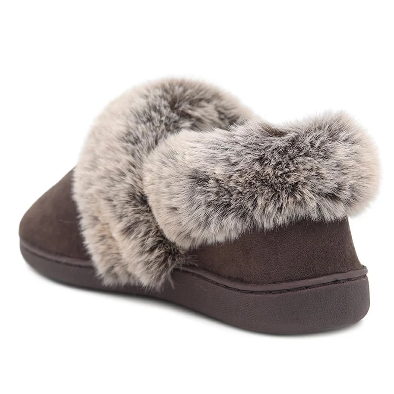 Wide Fit Soft Full Slippers - GALOP42015 / 328 608 - Chocolate