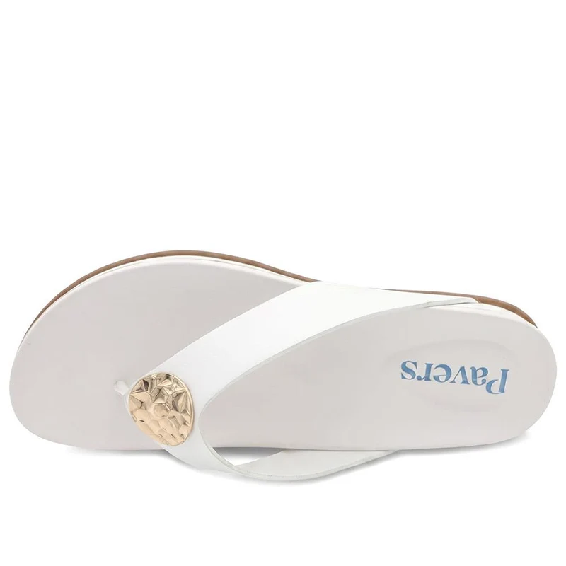 Lightweight Toe Post Sandals - BAIZH43031 / 328 984 - White