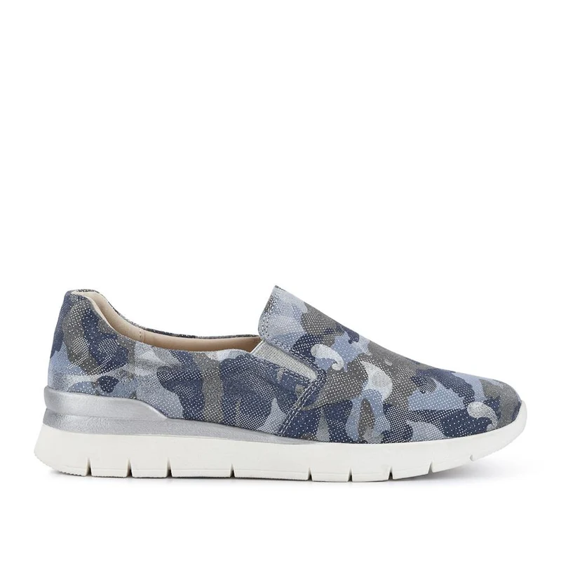 Casual Slip-On Shoes - BRK41042 / 327 130 - Navy Multi
