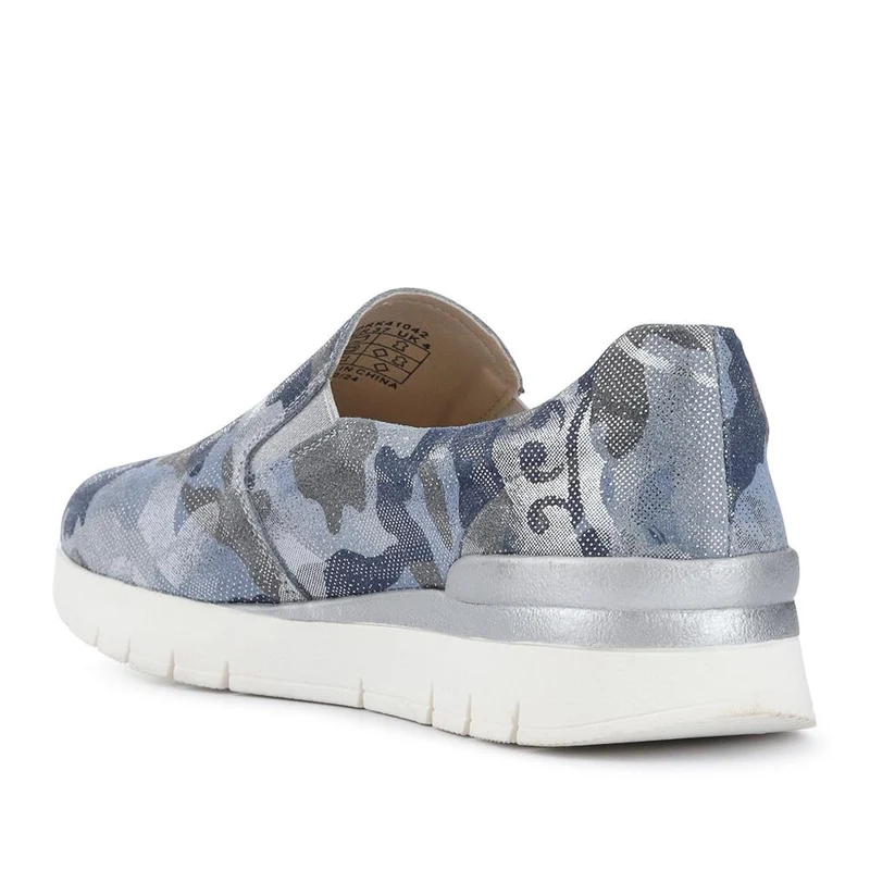 Casual Slip-On Shoes - BRK41042 / 327 130 - Navy Multi