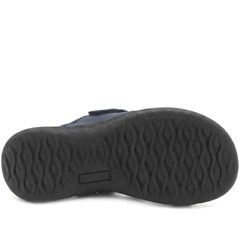 Wide Fit Adjustable Fasten Sandals - BOJIE43022 / 329 322 - Navy