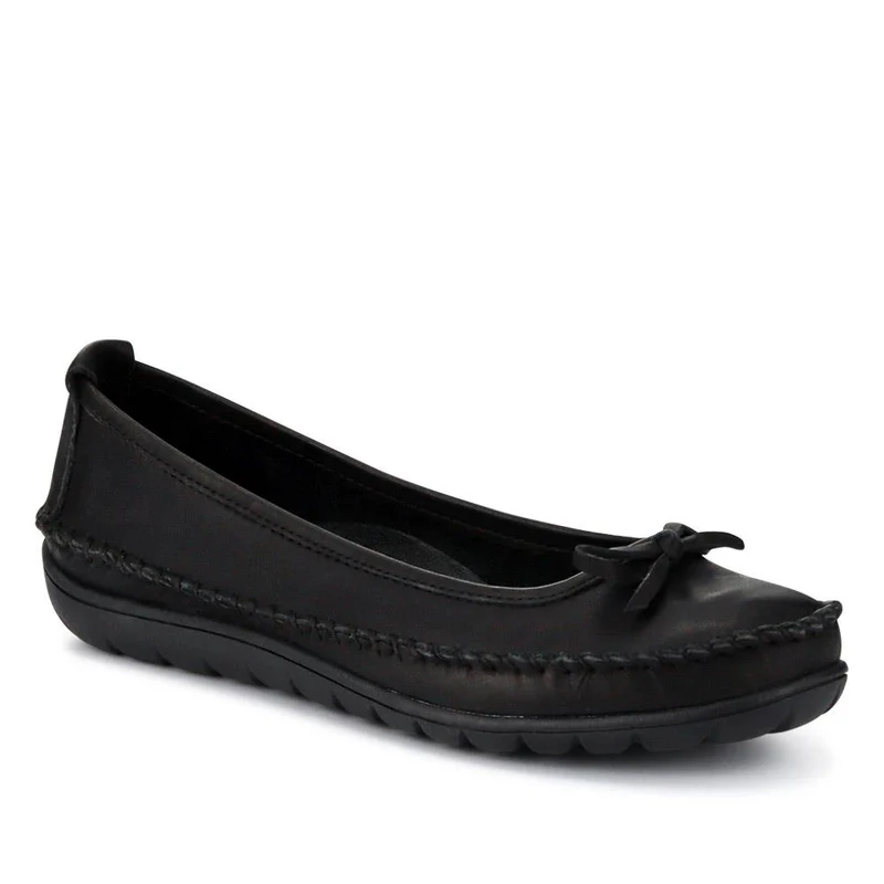 Stitched Leather Pumps - SIMIN41002 / 326 773 - Black