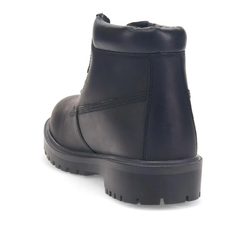 Lace-Up Leather Boots - SHAFI40003 / 326 133 - Black