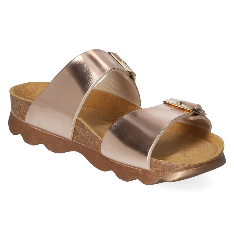 Pantoletten Gold