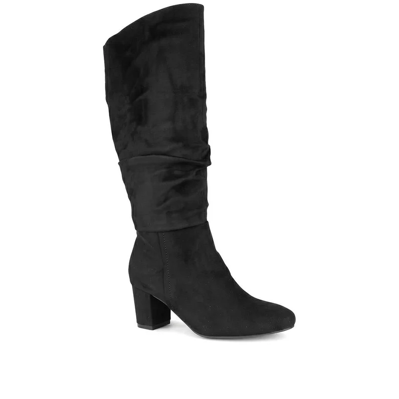 Stylish Warm Lined Slouch Long Boots - WBINS44046 / 329 975