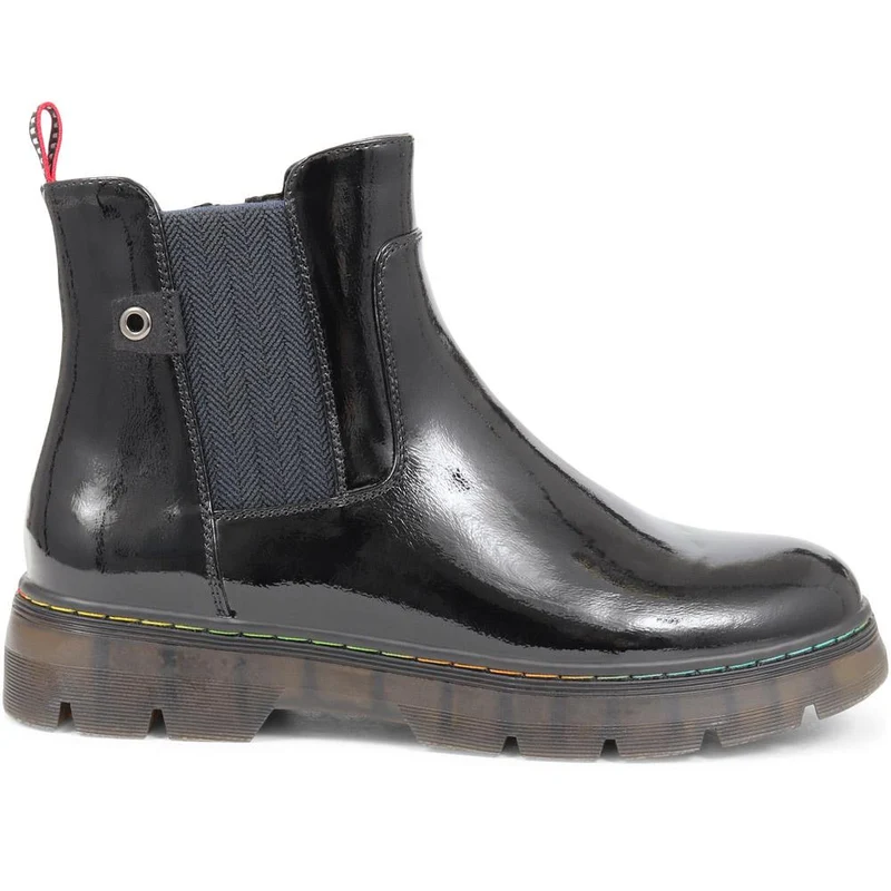 Casual Chelsea Boots - WOIL38009 / 324 131 - Black Patent