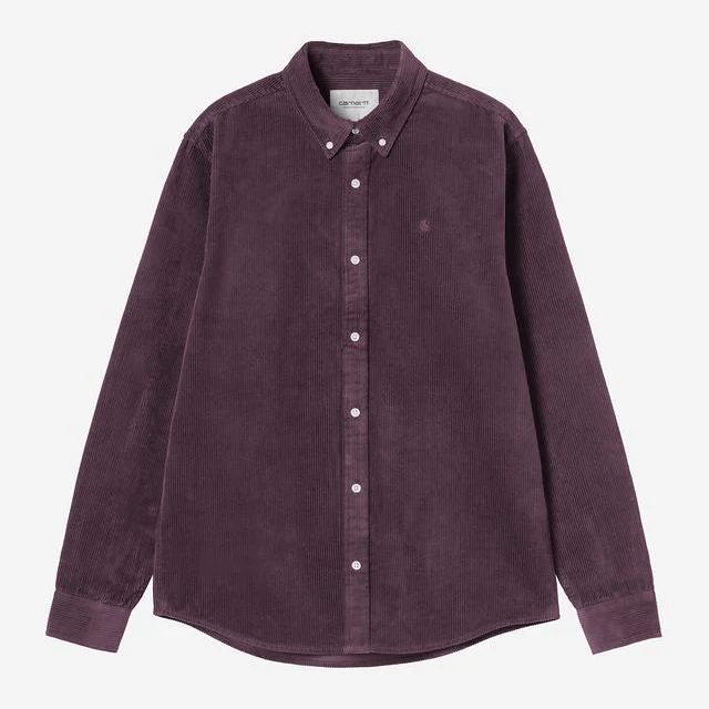 Carhartt WIP Madison Cordhemd für Herren | Gemütliches Lila