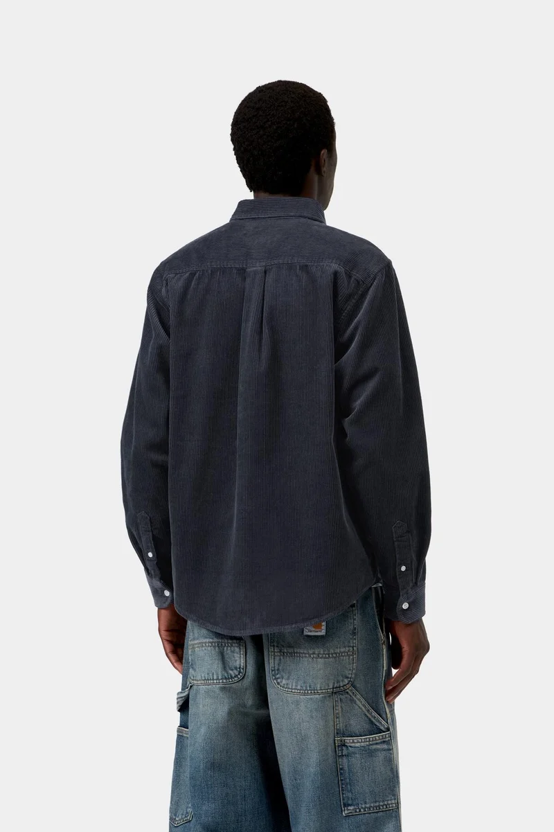 Carhartt WIP Madison Cordhemd für Herren | Dunkelblau