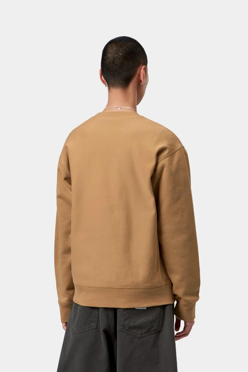 Carhartt WIP Herren American Script Sweatshirt | WIP Dusty H