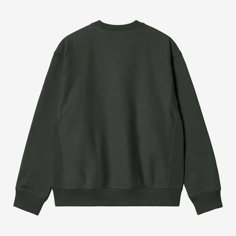 Carhartt WIP Herren American Script Sweatshirt | Raven