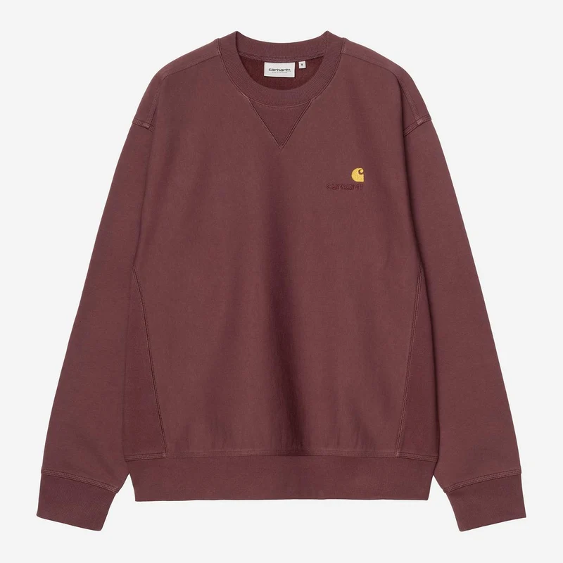 Carhartt WIP Herren American Script Sweatshirt | Amarone