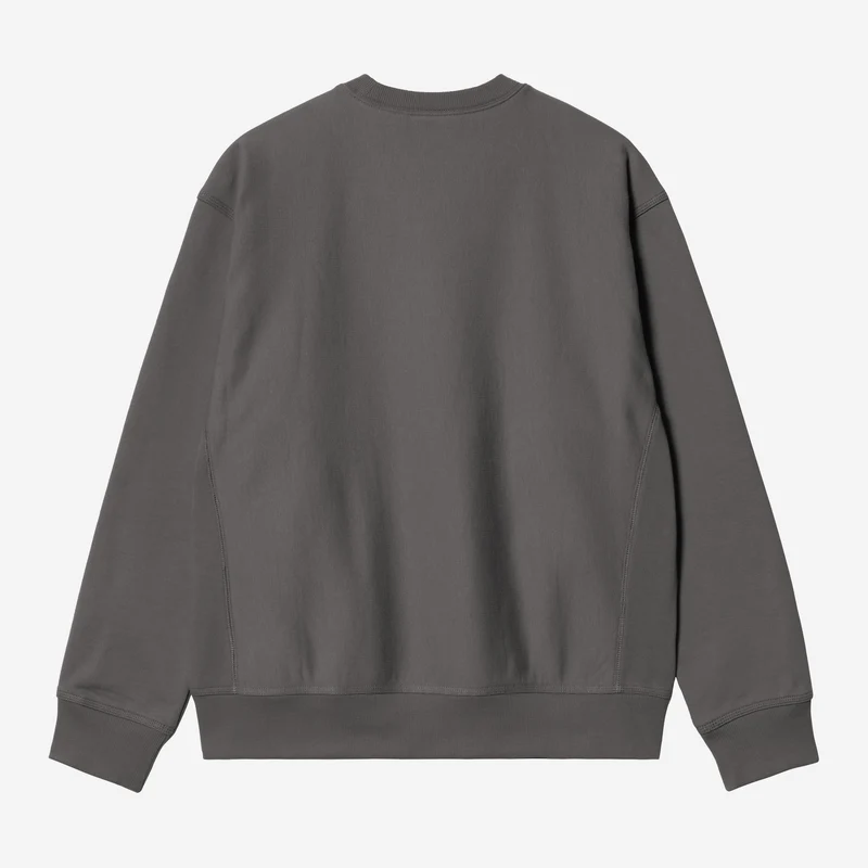 Carhartt WIP Herren American Script Sweatshirt | Graphit