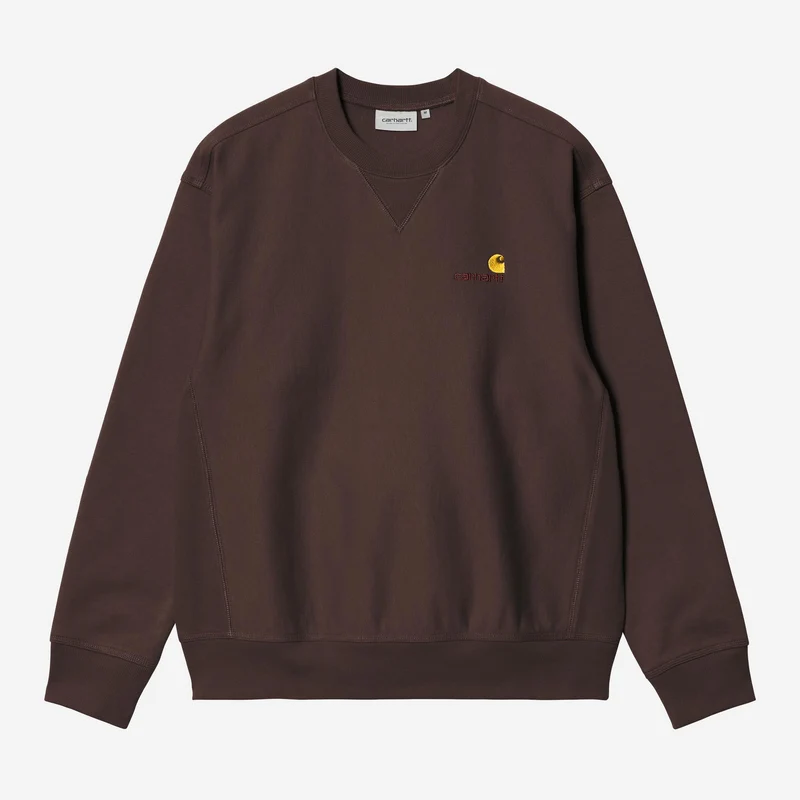 Carhartt WIP Herren American Script Sweatshirt | Palisander