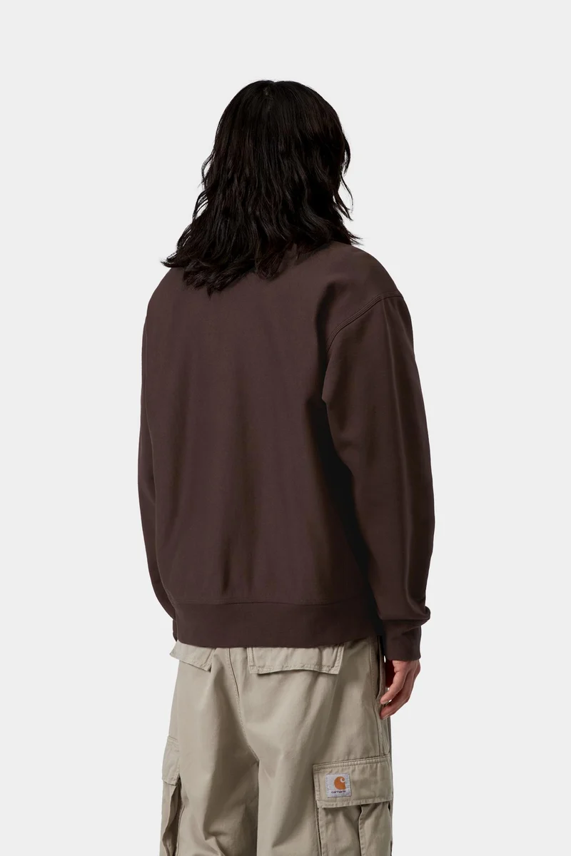 Carhartt WIP Herren American Script Sweatshirt | Palisander