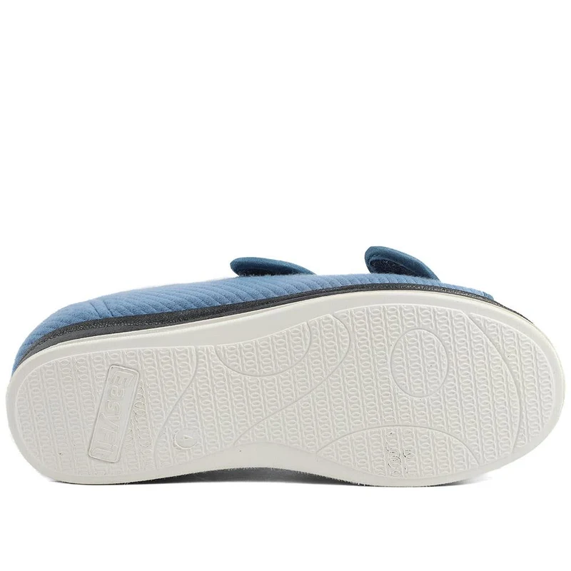 Extra-Wide Fit Slippers - AVIANNA / 323 507 - Denim