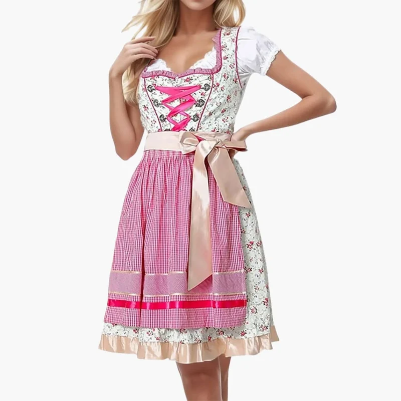 Klassisches Damen Dirndlkleid mit Schürze - Marcia