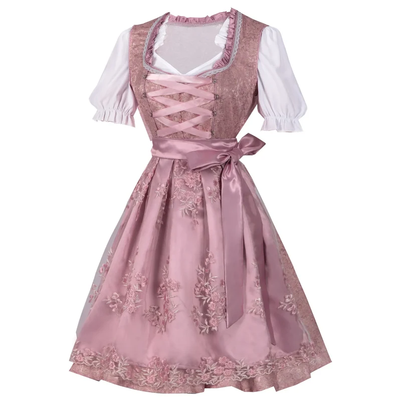 Damen Stilvolles Oktoberfest Dirndl Kleid - Emilia