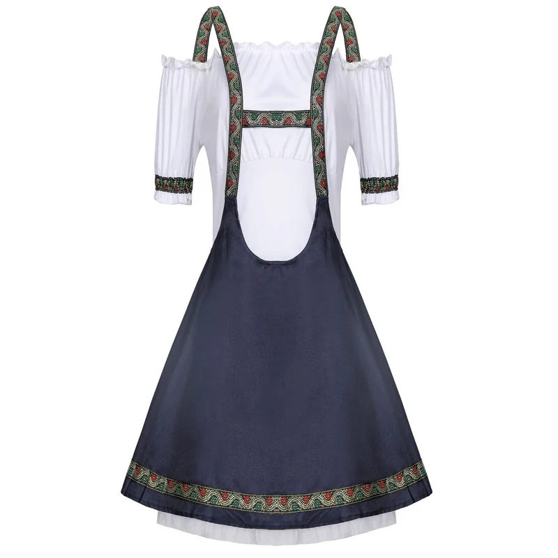 Damen Trachten Minikleid mit Hosenträgern - Leny