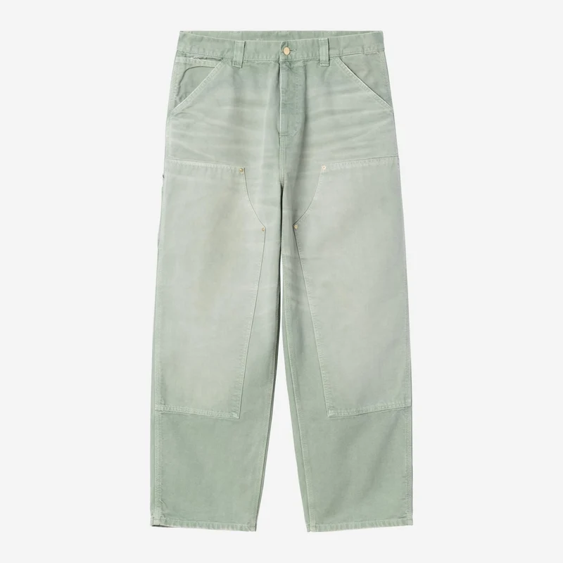 Carhartt WIP Herren OG Double Knee Hose | Schattiges Grün Destroy Wash