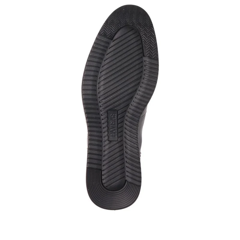 Leather Penny Slip-On Shoes - PERFO40009 / 326 144 - Black