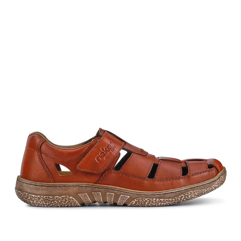 Breathable Leather Touch-Fasten Shoes - RKR41531 / 326 938 - Tan